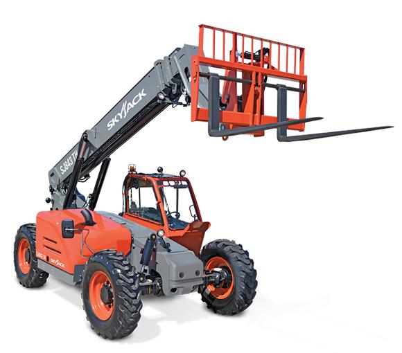 Skyjack SJ843TH Telehandler Specs: Dimensions & Weight | VeriTread