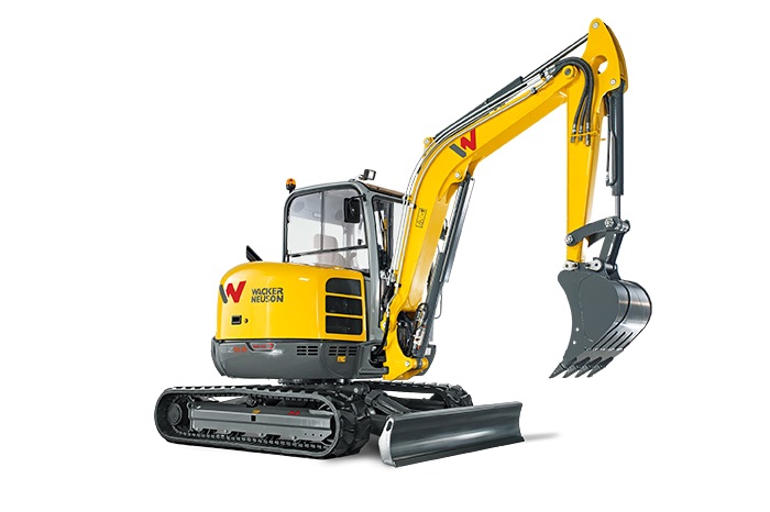 Wacker Neuson EZ53 Mini Excavator Specs and Dimensions