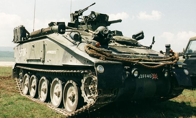 British Armor Personnel Carrier CVRTFV103