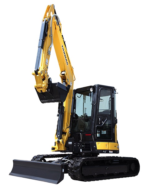 Yanmar ViO556A Mini Excavator Specs: Dimensions & Weight | VeriTread