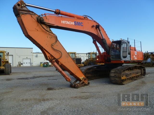 Hitachi EX550LCE5 Excavator Specs and Dimensions - VeriTread