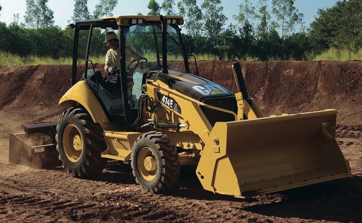 Caterpillar 414EIL Wheel Loader Specs: Dimensions & Weight | VeriTread