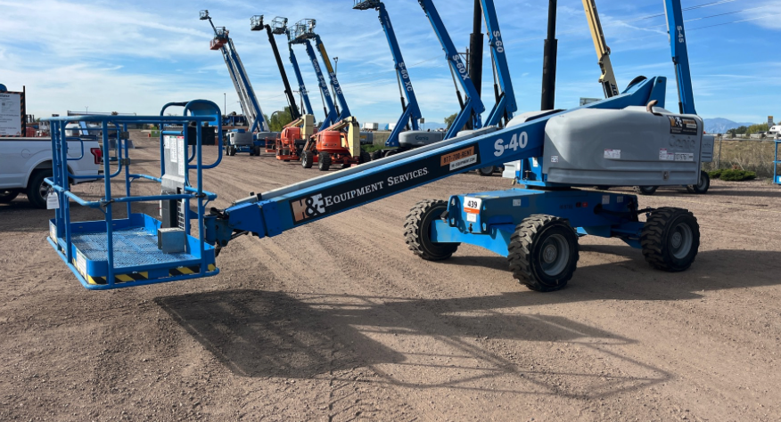 Genie Loading Genie S404WD Aerial Work Platforms transport quote to Ovando, MT ...
