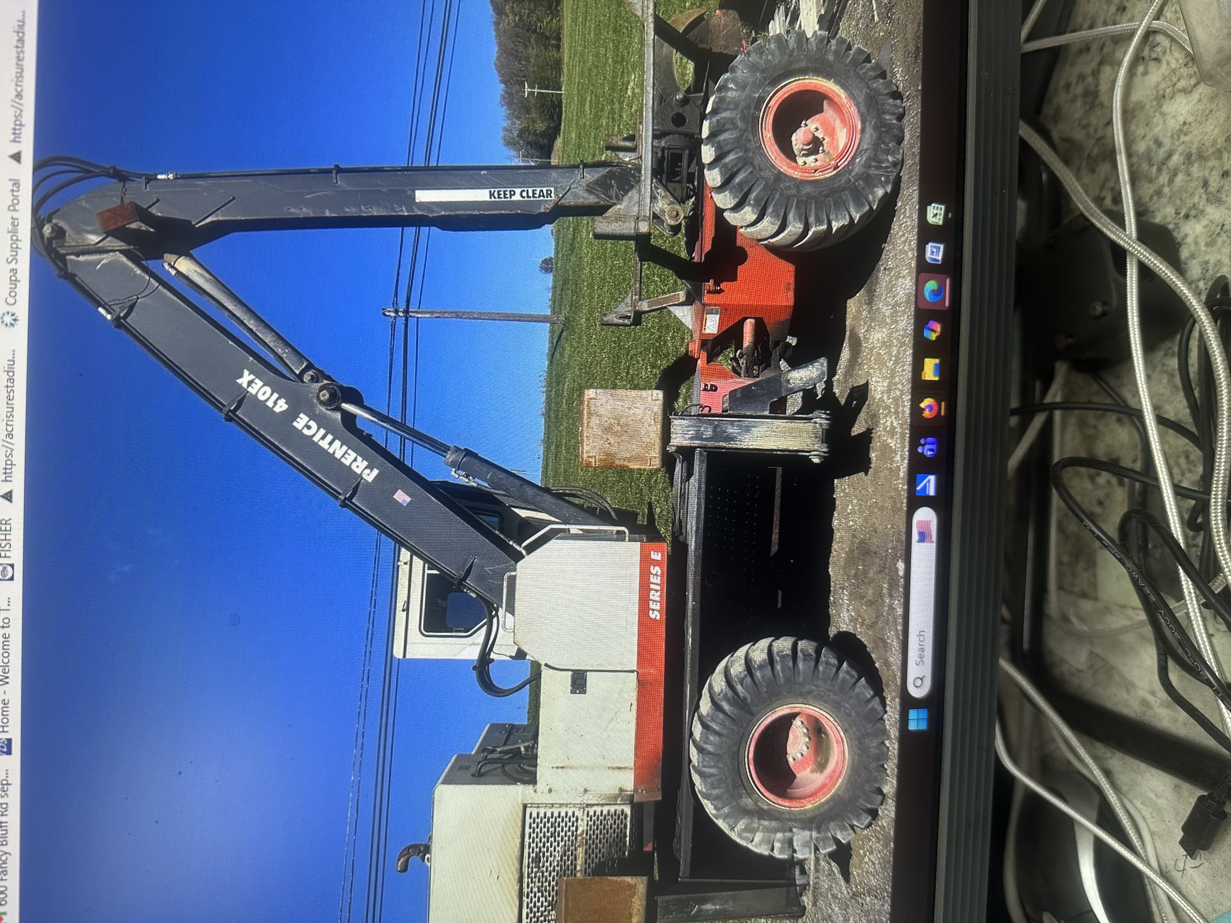 Prentice 410EX Log Loaders transport quote to Brunswick, GA. VeriTread ...