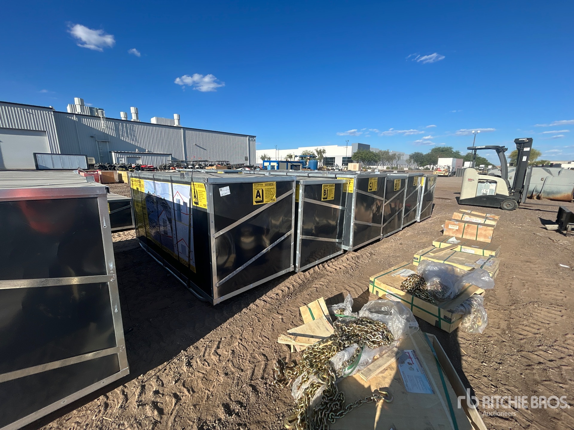 Packing Boxes Building Six Packing Box (A+B+C+D+E+F) HIlls Industrial Storage Building (Unused ...