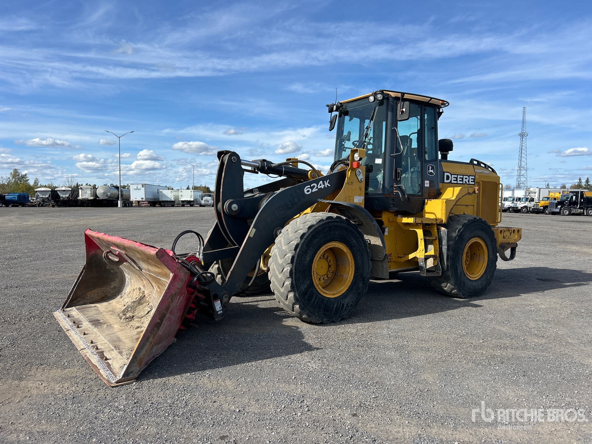2014 John Deere 624K Wheel Loader General Freight transport quote to ...