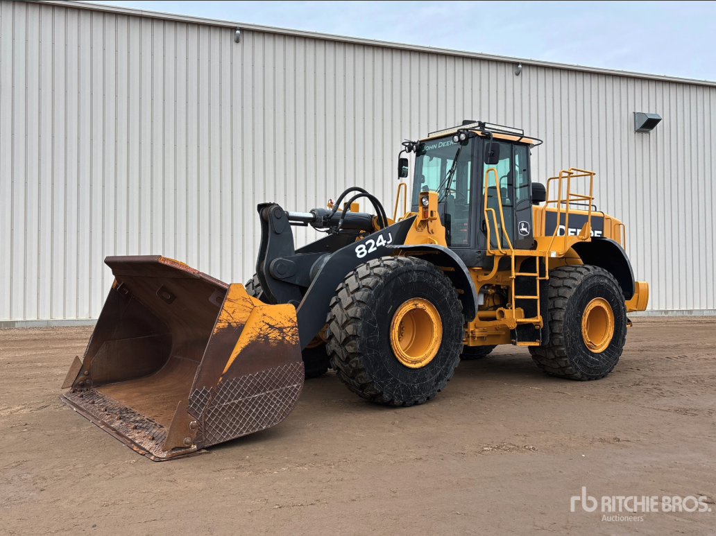 John Deere 824J Wheel Loaders transport quote to Pecatonica, IL ...